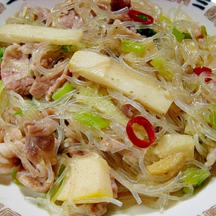 アジアンテイストな豚肉と春雨の炒め煮 レシピ 作り方 By Himeya N 楽天レシピ